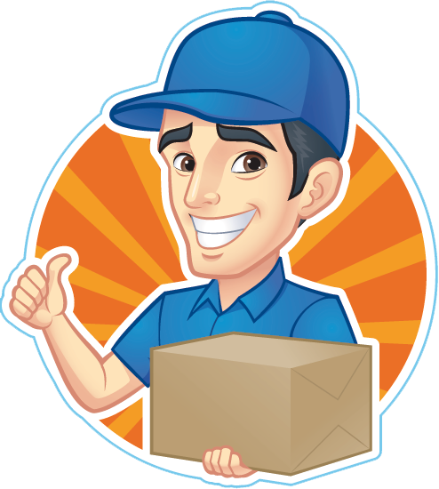 5. Vos colis seront expédies et livrés.